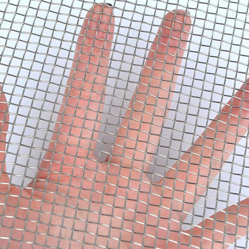 YSYONM Stainless Steel Wire Mesh Screen 4Pcs Anti-Rusted Air Vent Mesh 8.4"X12"(210 x 300mm) for DIY Projects, Vent, Cage, Garden, Window, Filter - Image 4